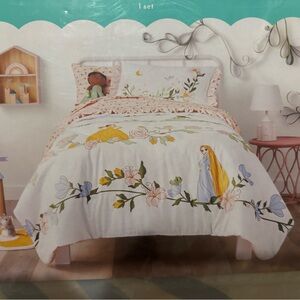 Disney Princess Duvet Cover with Floral Design